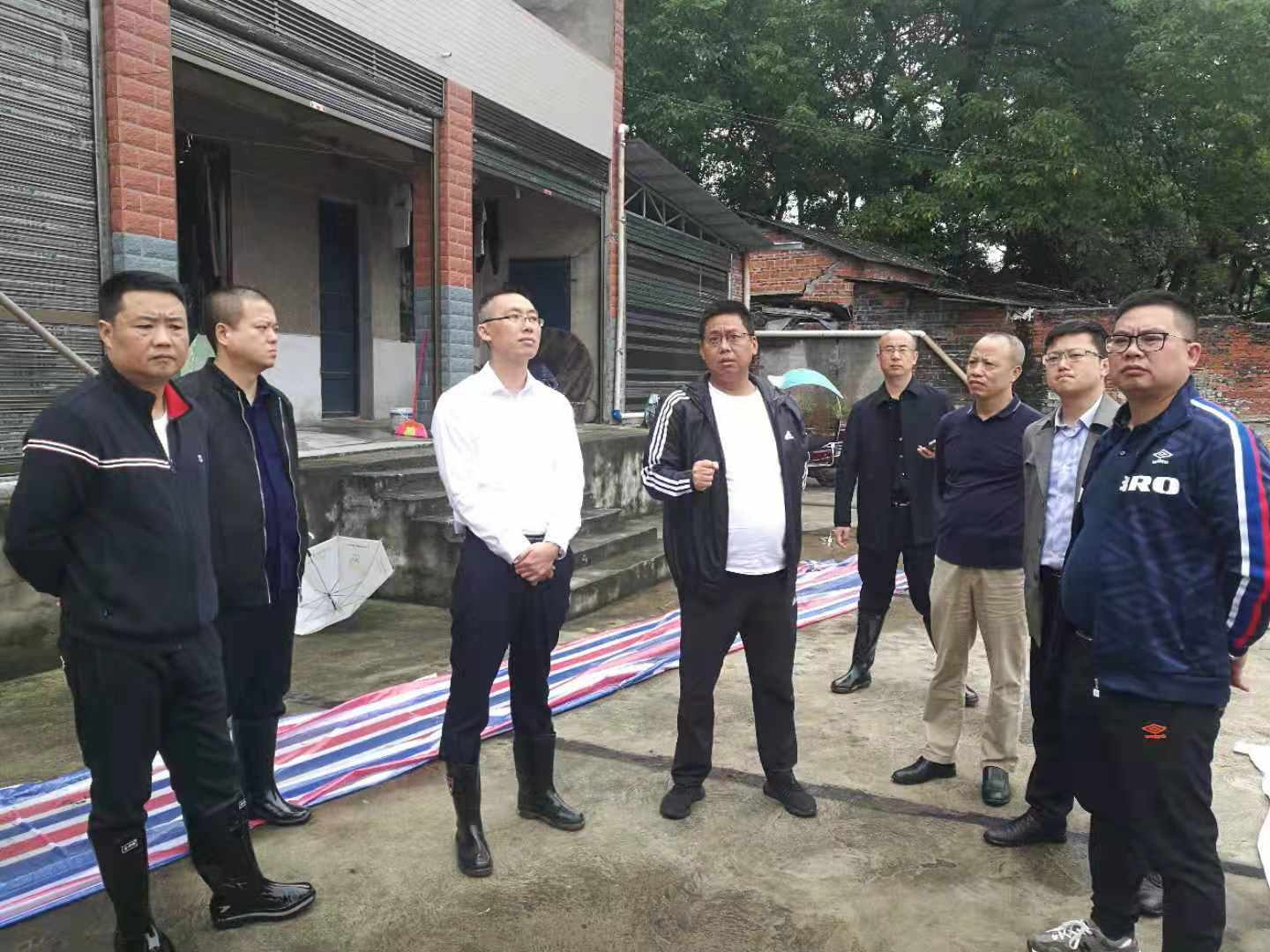 【区水利局】区委常委,常务副区长张斌一行现场调度防汛工作